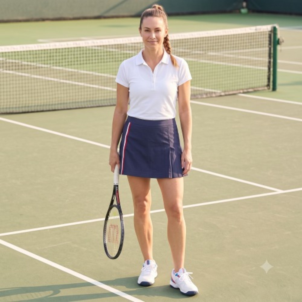 Lauren Ralph Lauren Navy Blue Side Stripe Performance Wrap Skort Size 16 XL